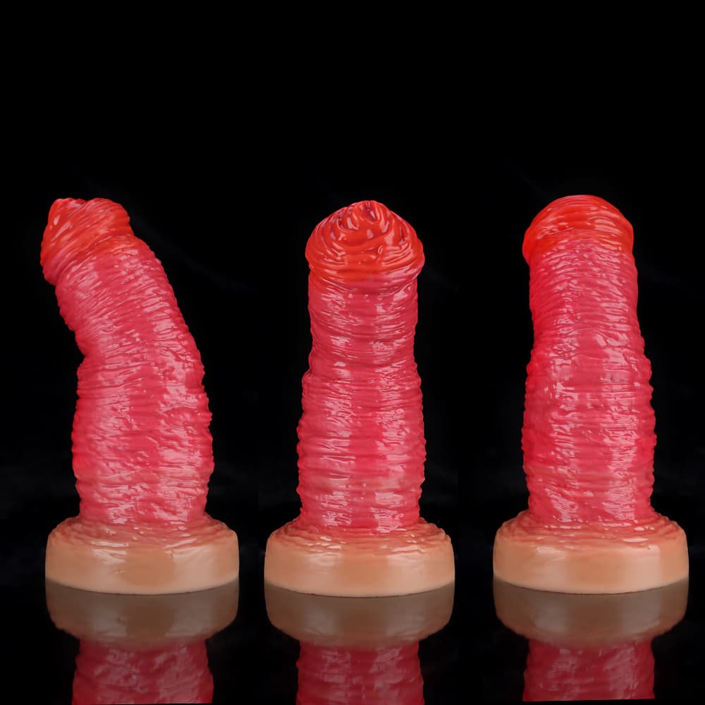 Knotdildo Rose Red Fantasy Dildo – Silicone Romantic Design