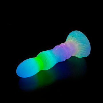 Knotdildo Vajra Bell Luminous Electric Vibrating Dildo – Silicone Toy