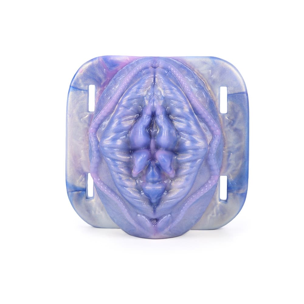 Gradient Purple Vibrating Silicone Grinders