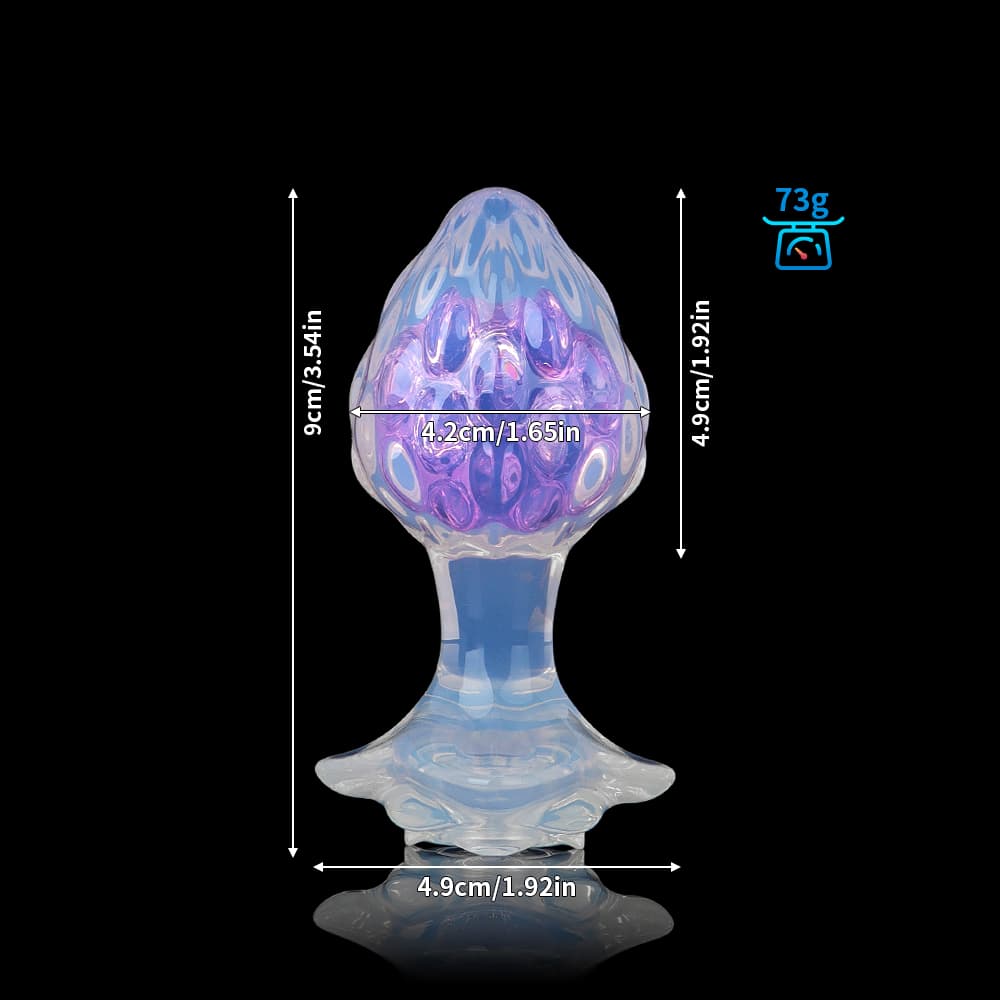 Knotdildo Jackfruit Crystal Butt Plug – Elegant Design with Optional Accessories