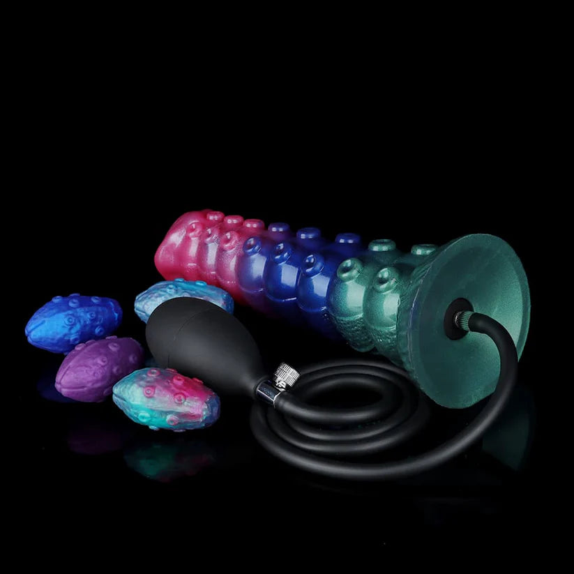 Knotdildo Slim Inflatable Ovipositor Dildo – Dual Mode Fantasy Toy