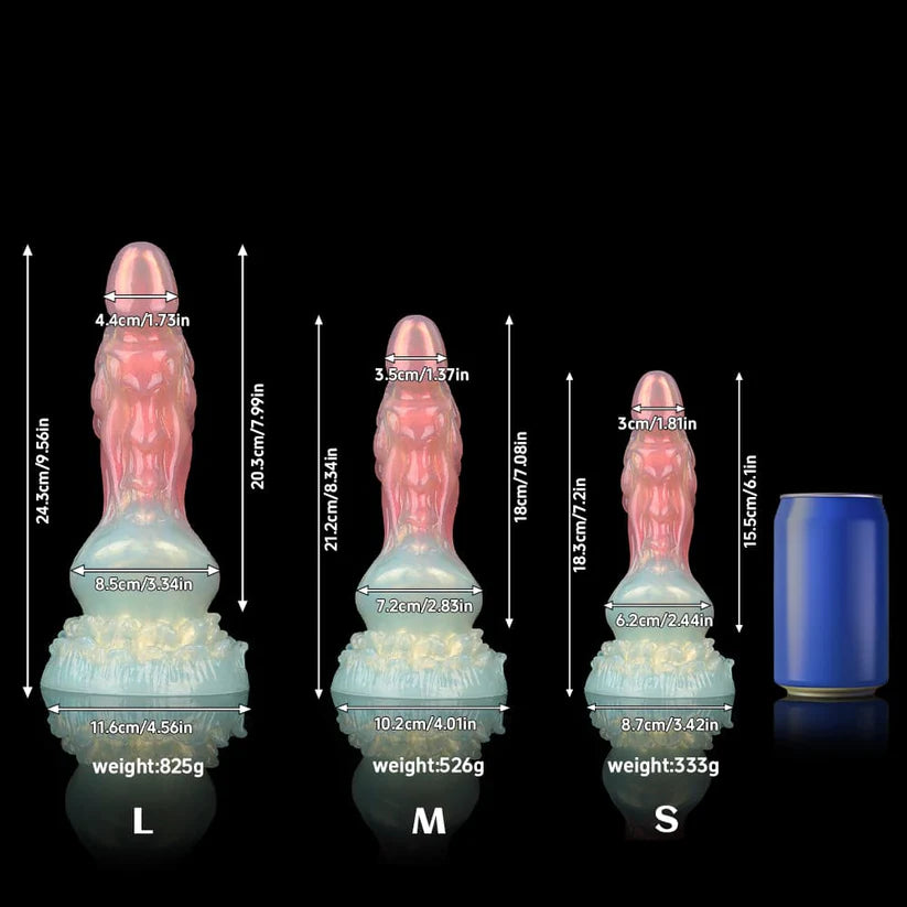 Knotdildo Qilin-Inspired Dildo – Mythical Fantasy Sculptural Design & Soft Glow