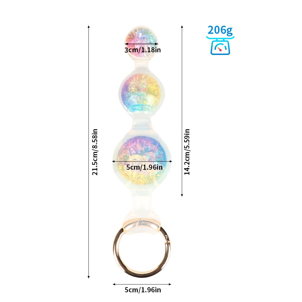 Bean Pods Three Crystal Butter Plug