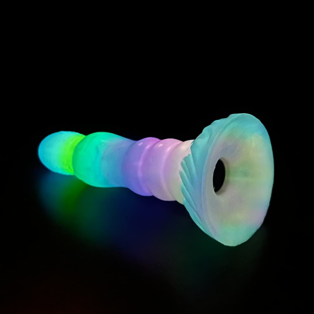 Knotdildo Vajra Bell Luminous Electric Vibrating Dildo – Silicone Toy