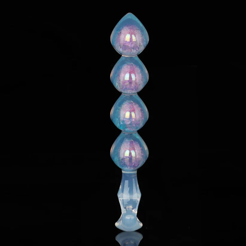 Knotdildo Crystal Silicone Plug with Heart Design – 3 Color Options