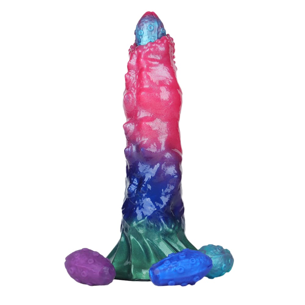 Knotdildo Clifford Inflatable Ovipositor Dildo with 4 Eggs – Silicone Toy