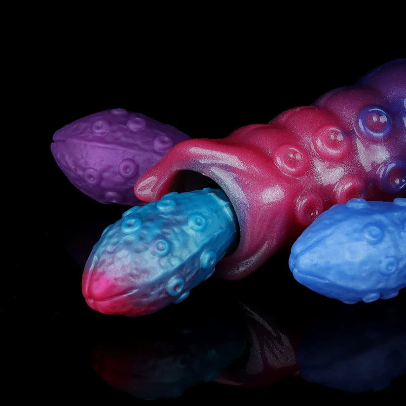 Inflatable Ovipositor Dildo – 3 Eggs Included, Expandable Fantasy Toy, Soft Realistic Feel
