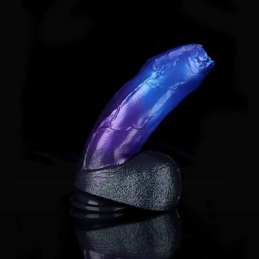 Knotdildo Naga Blue Purple Fantasy Dildo – Premium Silicone Knot Toy