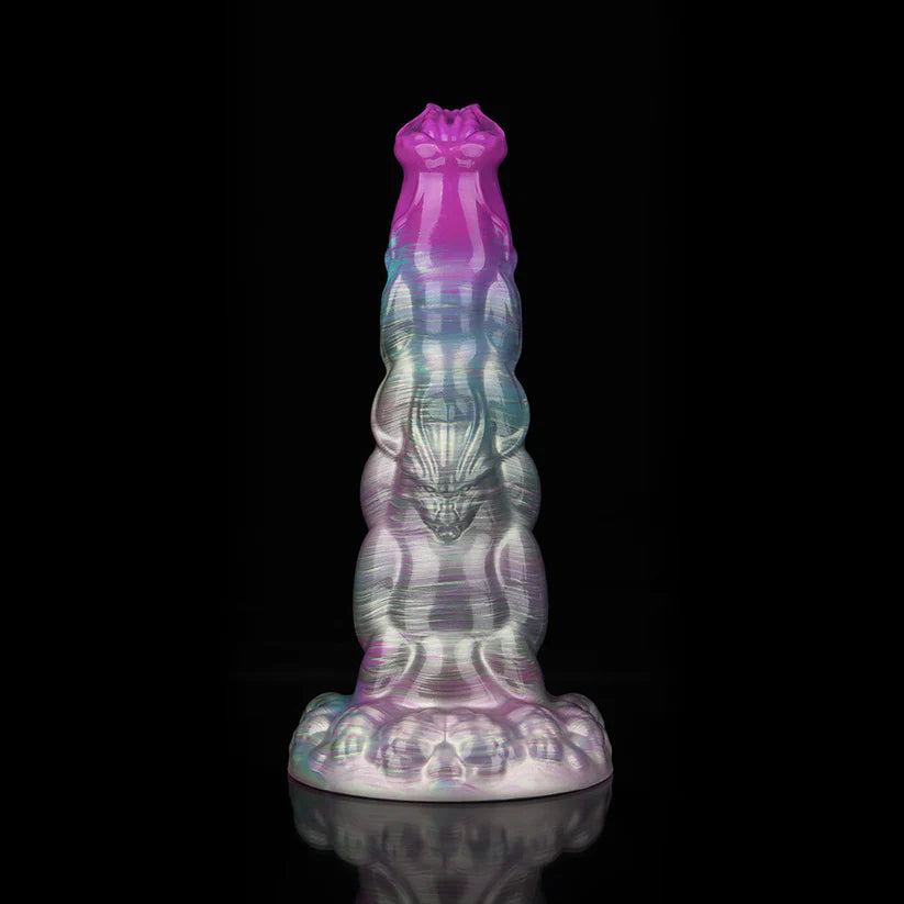 Knotdildo Sphinx Gradient Purple Dildo – Fantasy Textured Adult Silicone Toy
