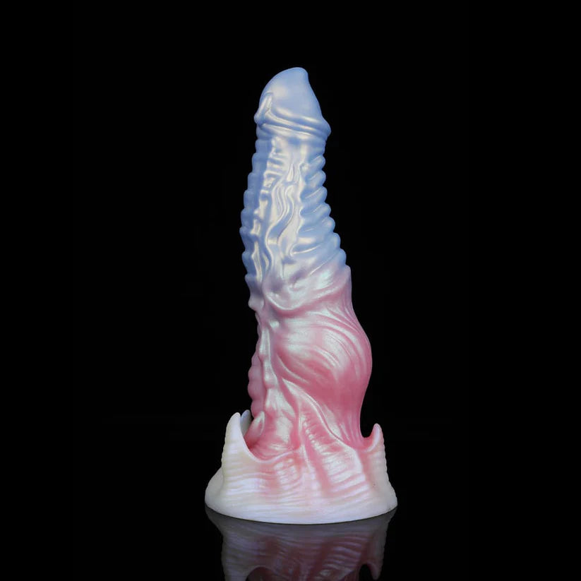 Knotdildo Ghostly Pink Fantasy Monster Dildo – Unique Textured Adult Toy