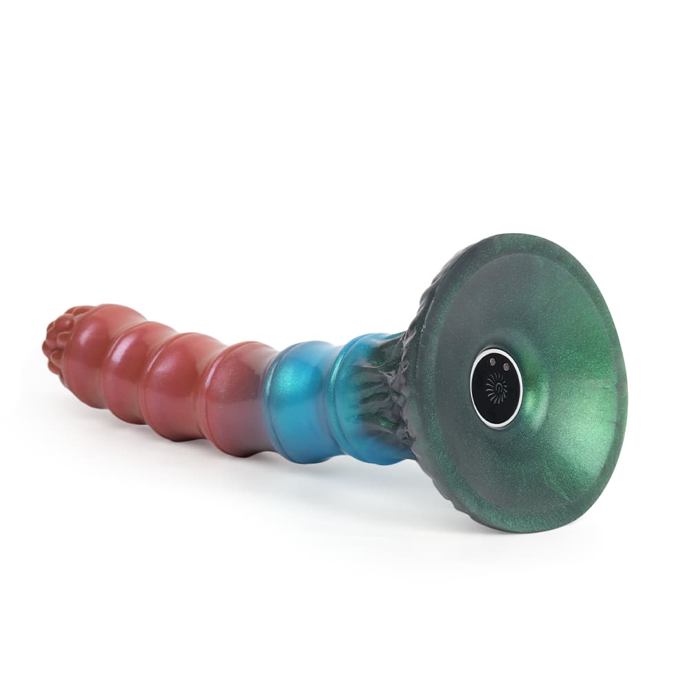 Spring Bamboo Shoots Red Blue Green Electric Vibrating Dildo