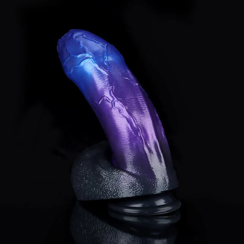 Knotdildo Naga Blue Purple Fantasy Dildo – Premium Silicone Knot Toy