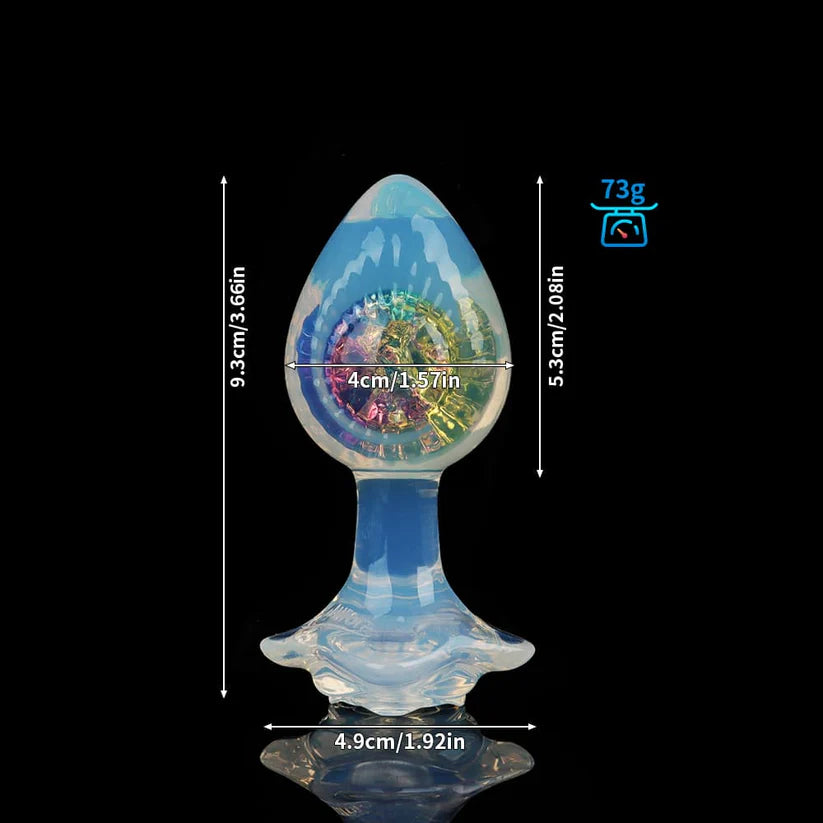 Knotdildo Crystal Silicone Plug – Sleek Design with Optional Accessories