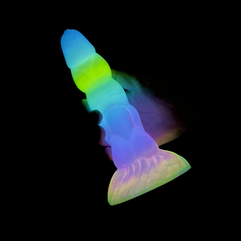 Knotdildo Space Bugs Luminous Electric Vibrating Dildo – Silicone Toy