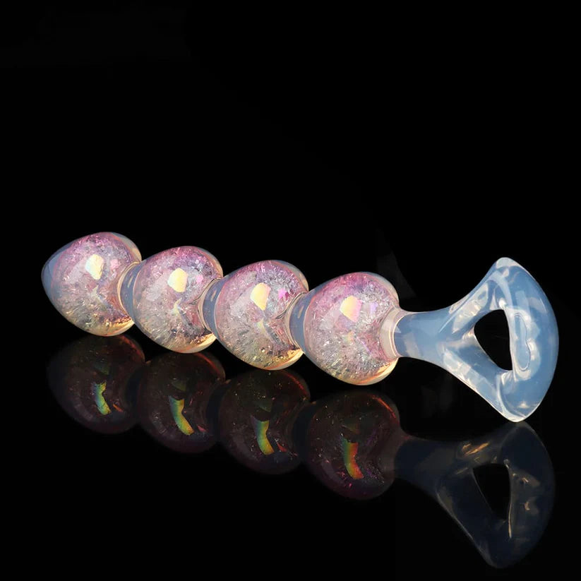 Knotdildo Crystal Silicone Plug with Heart Design – 3 Color Options