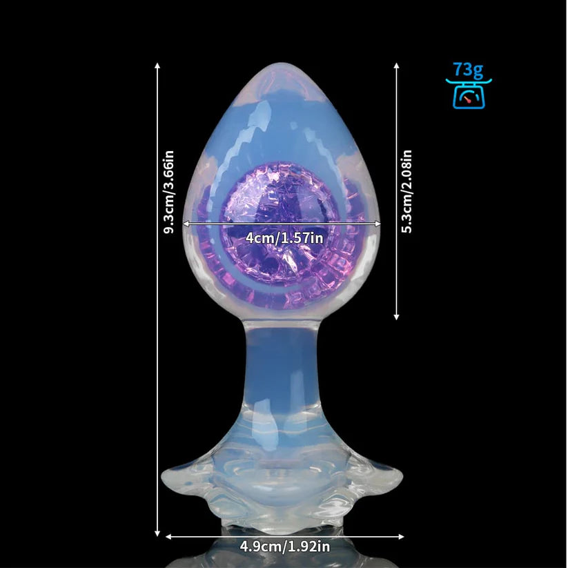 Knotdildo Crystal Silicone Plug – Sleek Design with Optional Accessories