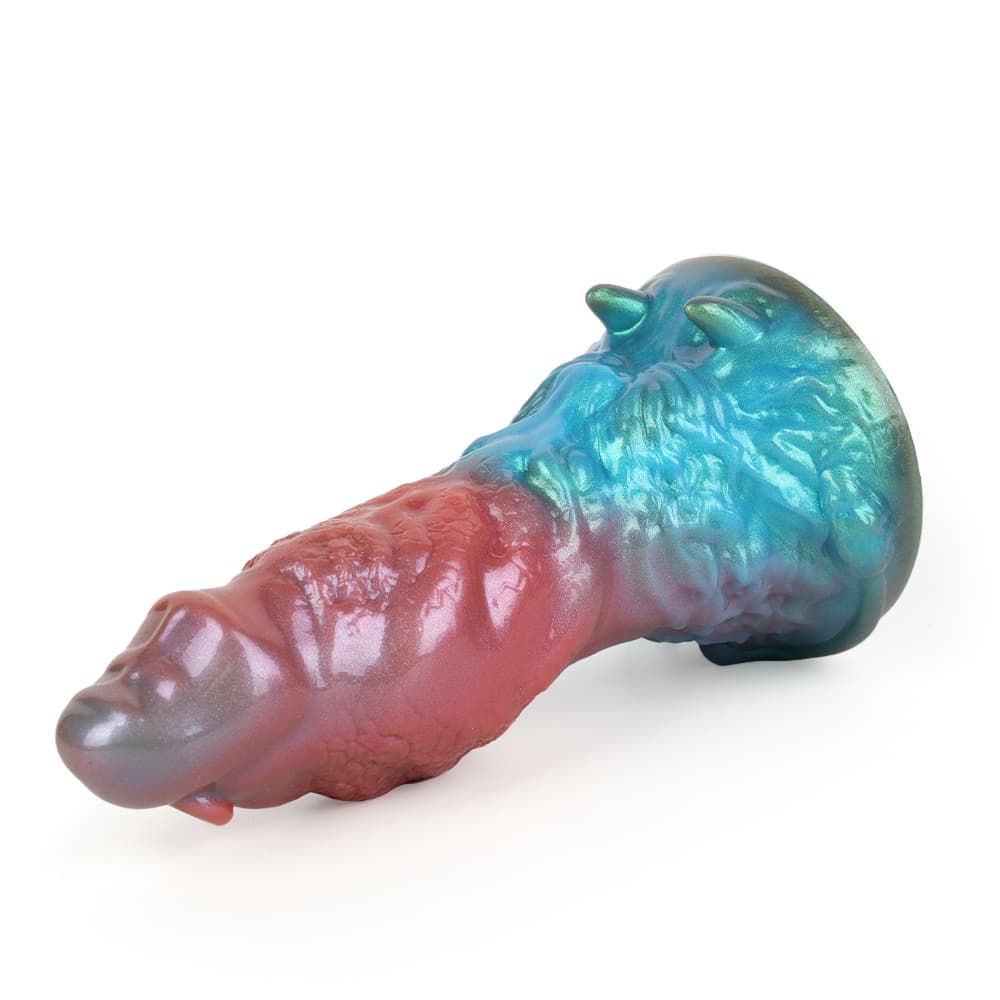 Leo Red Yellow Green Electric Vibrating Dildo