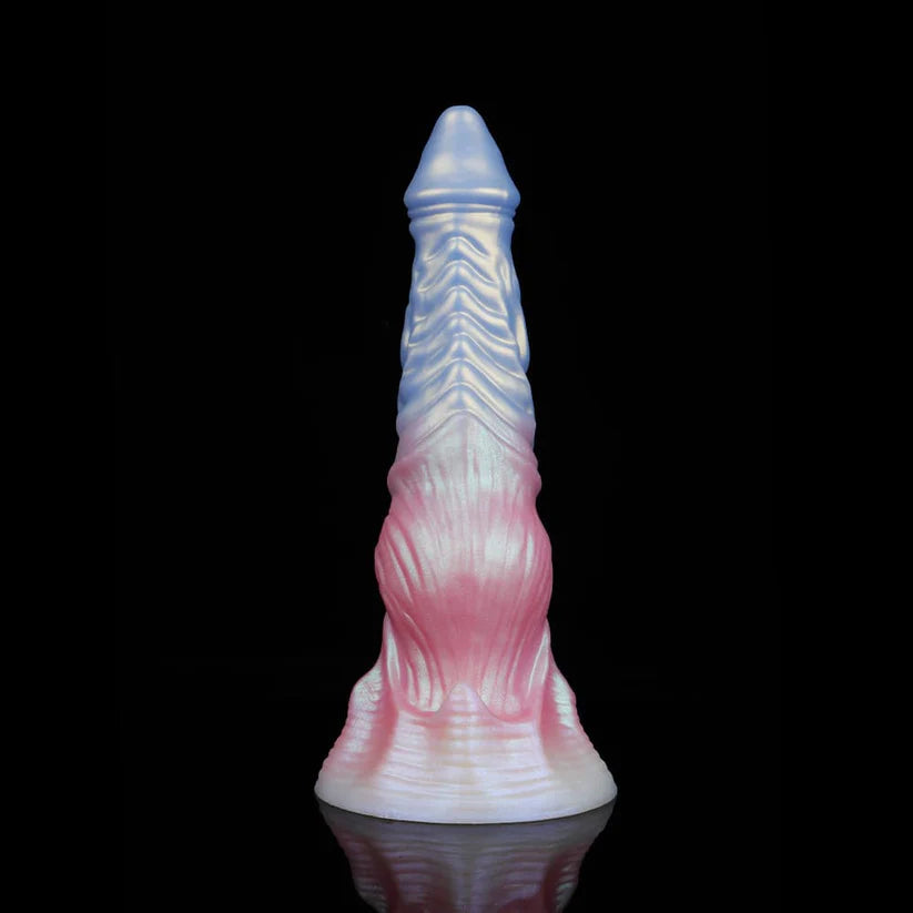 Knotdildo Ghostly Pink Fantasy Monster Dildo – Unique Textured Adult Toy