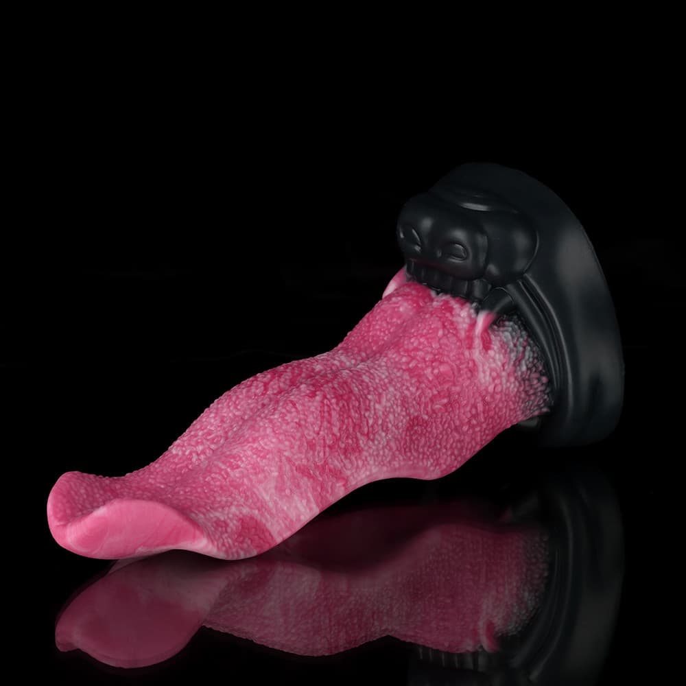 （Only For USA 20% OFF）Wolf Tongue Rose Pink Fantasy Dildo