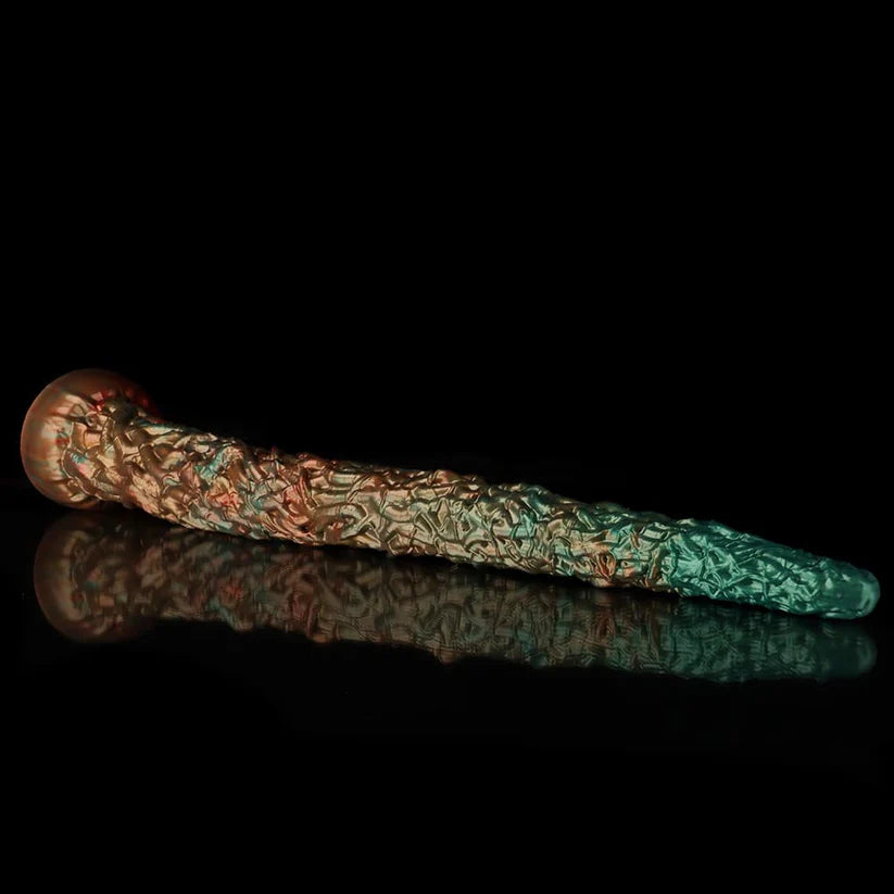 Knotdildo Vine Green Tentacle Dildo – Fantasy Silicone Toy with Textured Design