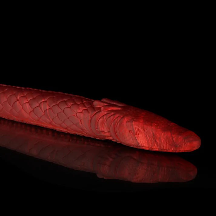 Knotdildo Eel Crimson Tentacle Dildo – Realistic Fantasy Toy for Pleasure