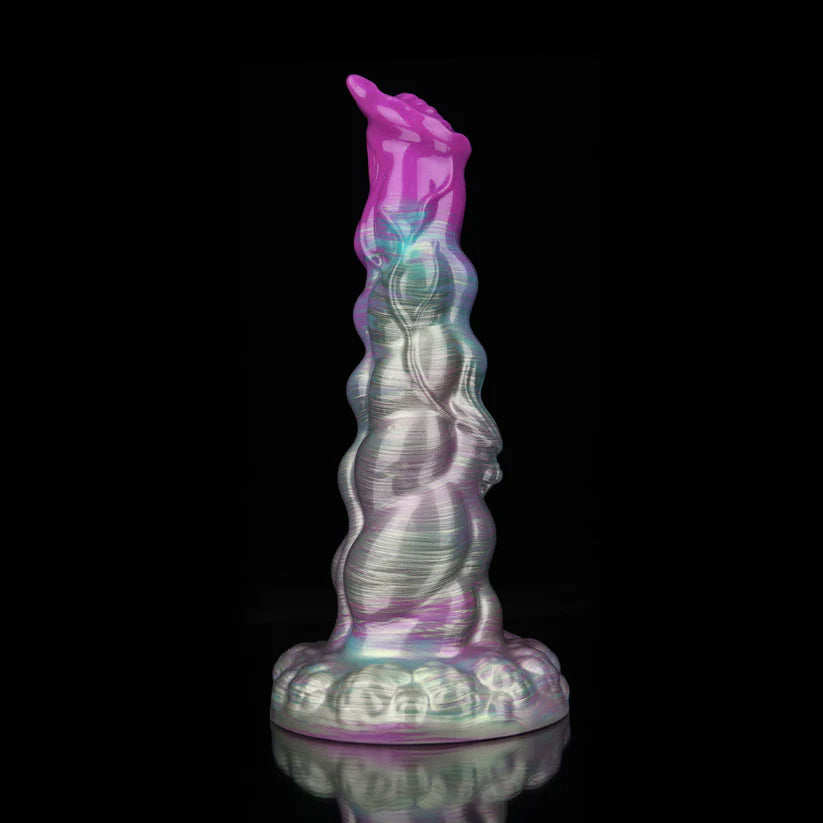 Knotdildo Sphinx Gradient Purple Dildo – Fantasy Textured Adult Silicone Toy