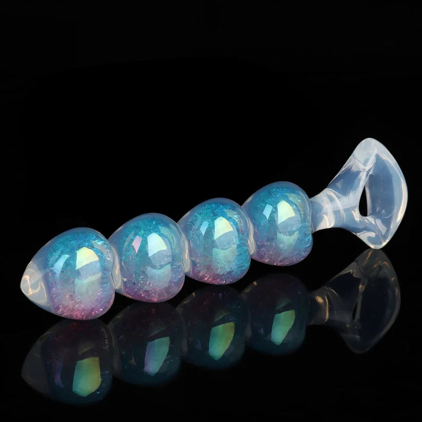 Knotdildo Crystal Silicone Plug with Heart Design – 3 Color Options