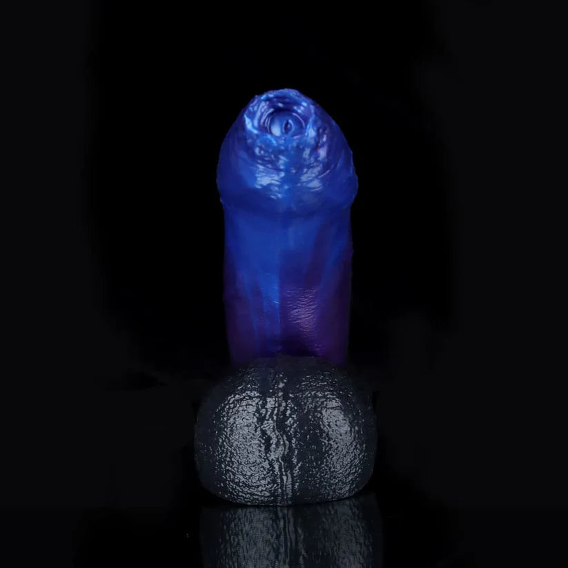 Knotdildo Naga Blue Purple Fantasy Dildo – Premium Silicone Knot Toy