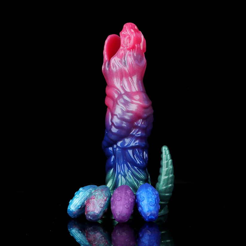 Knotdildo Dinosaur Inflatable Ovipositor Dildo – 4 Eggs for Ultimate Fantasy Play