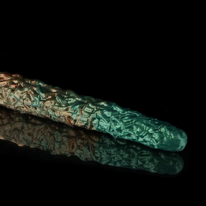 Knotdildo Vine Green Tentacle Dildo – Fantasy Silicone Toy with Textured Design