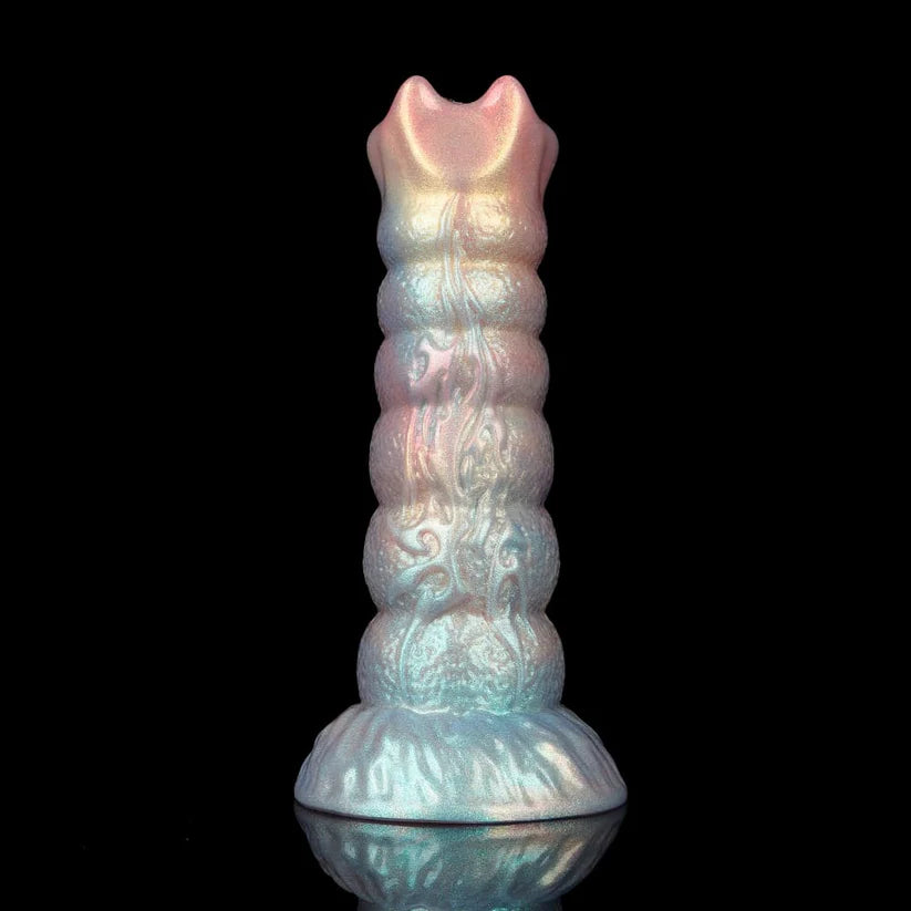 Knotdildo Dennis Colorful Inflatable Ovipositor Dildo (3 Eggs)