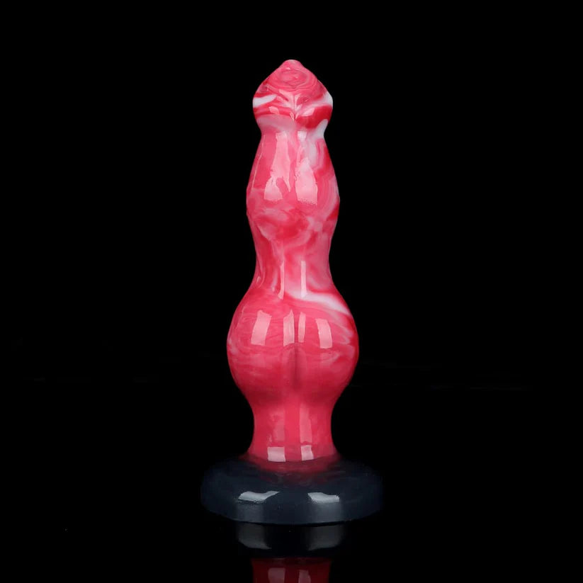 Knotdildo Slim Inflatable Dog Dildo – Expandable Size with Soft, Realistic Feel
