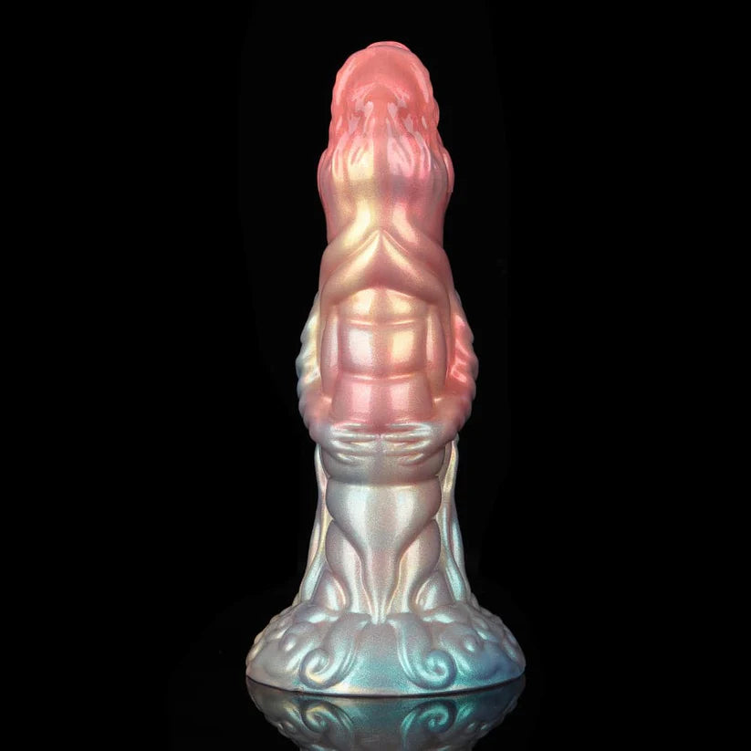 Knotdildo Colorful Dinosaur Inflatable Ovipositor Dildo – 3 Eggs Fantasy Toy