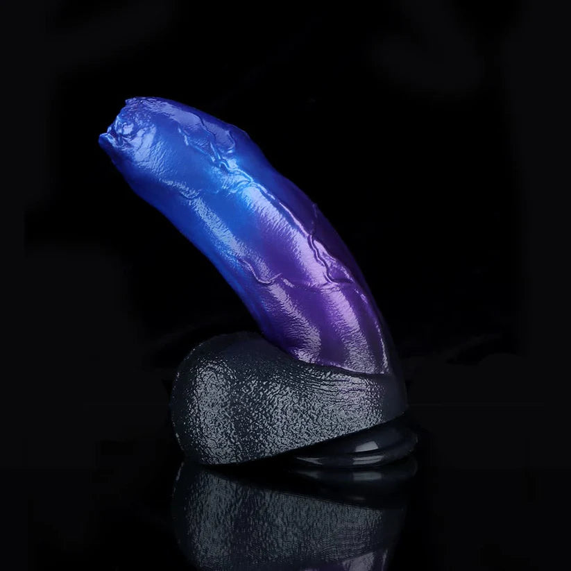 Knotdildo Naga Blue Purple Fantasy Dildo – Premium Silicone Knot Toy