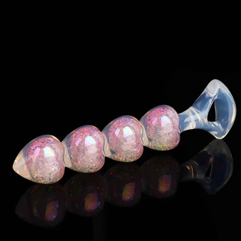 Knotdildo Crystal Silicone Plug with Heart Design – 3 Color Options