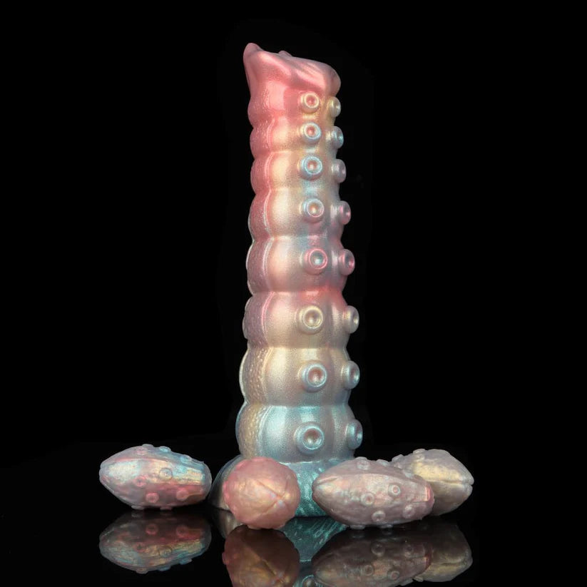 Knotdildo ADAIR Colorful Inflatable Ovipositor Dildo – Fantasy-Inspired Design