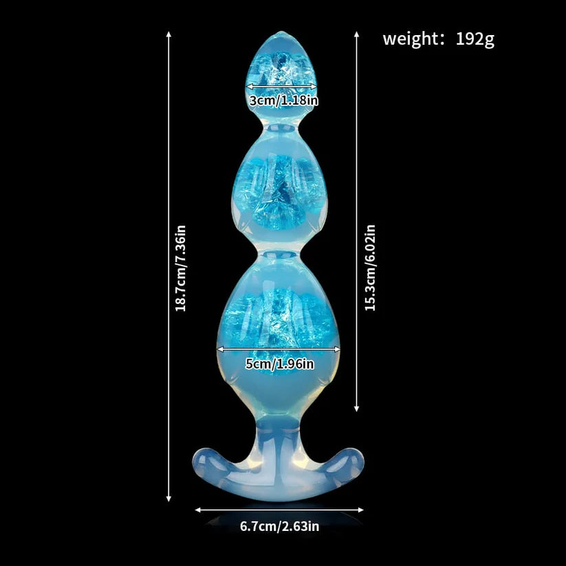 Knotdildo Crystal Silicone Plug – Smooth Design for Comfort & Style
