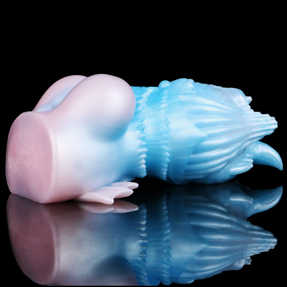 Knotdildo Blue Illusion Doll Male Masturbator – Soft Realistic Stroker Sleeve