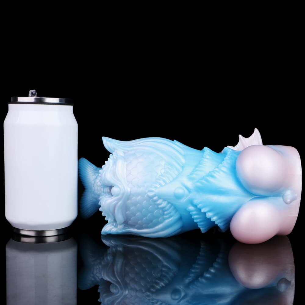 Knotdildo Blue Illusion Doll Male Masturbator – Soft Realistic Stroker Sleeve