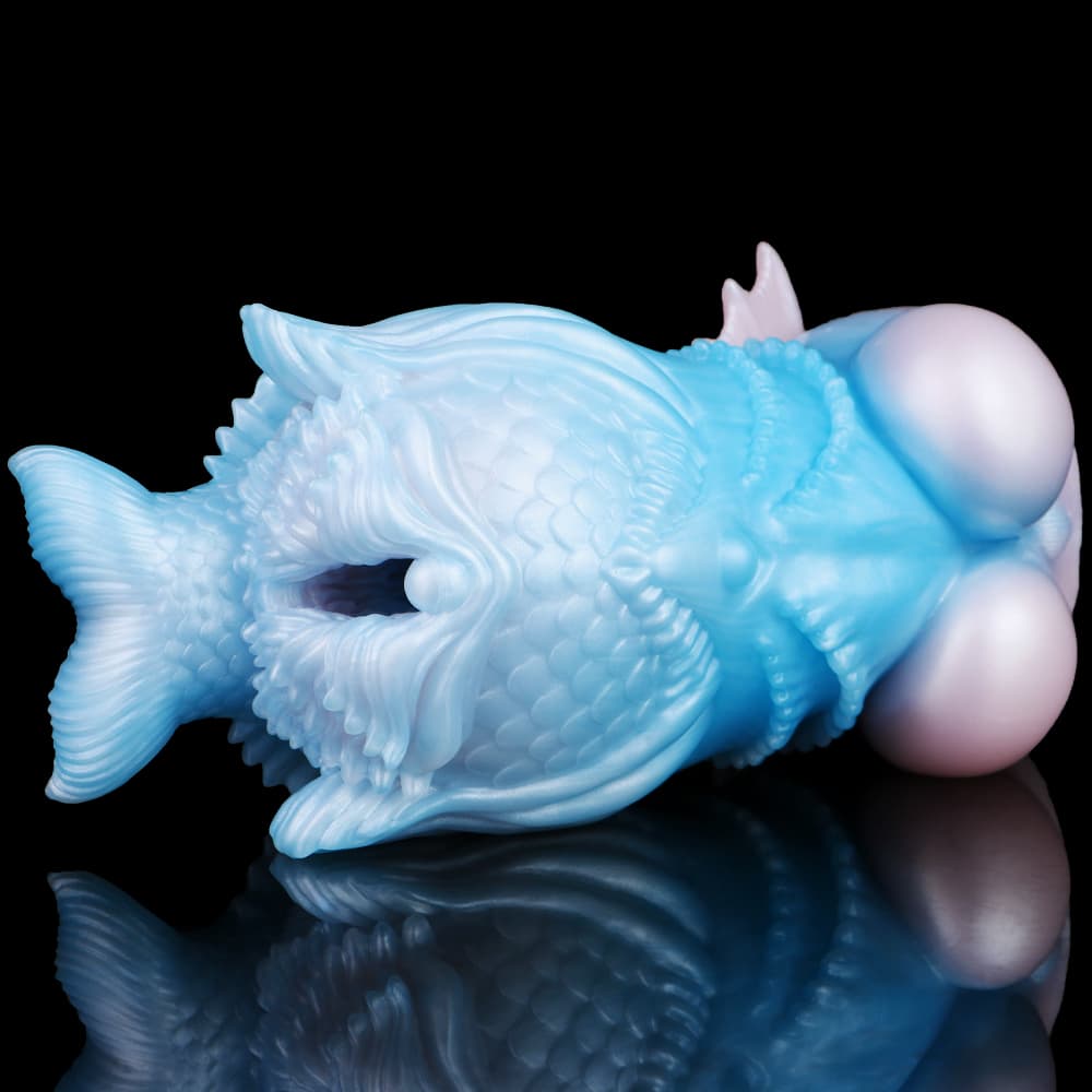 Knotdildo Blue Illusion Doll Male Masturbator – Soft Realistic Stroker Sleeve