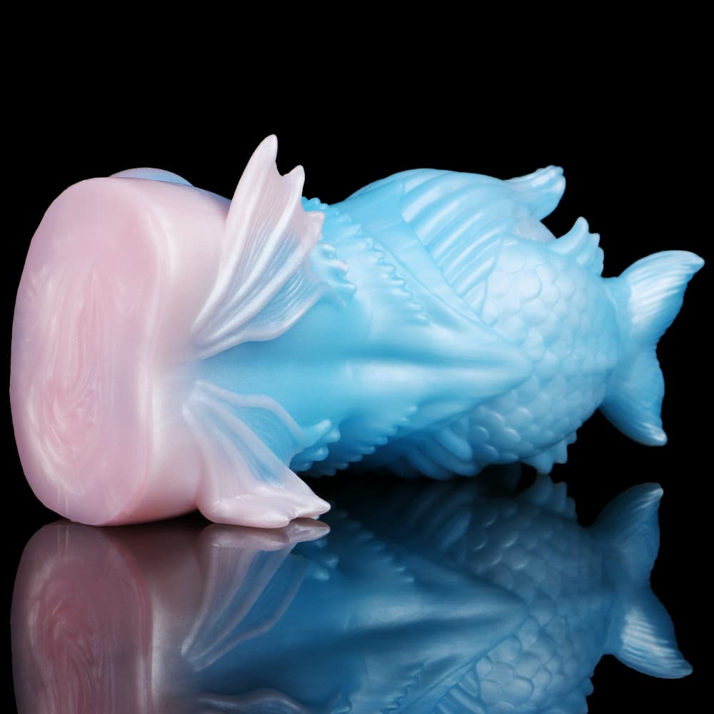 Knotdildo Blue Illusion Doll Male Masturbator – Soft Realistic Stroker Sleeve