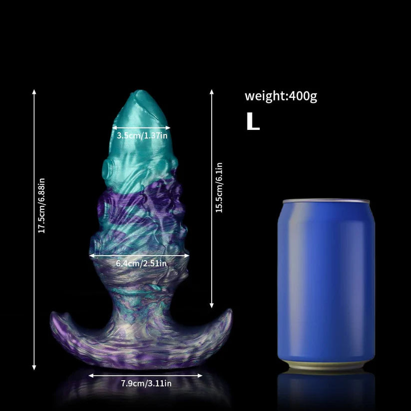 Knotdildo Starry Sky Gradient Blue Purple Butt Plugs – Premium Fantasy Toy