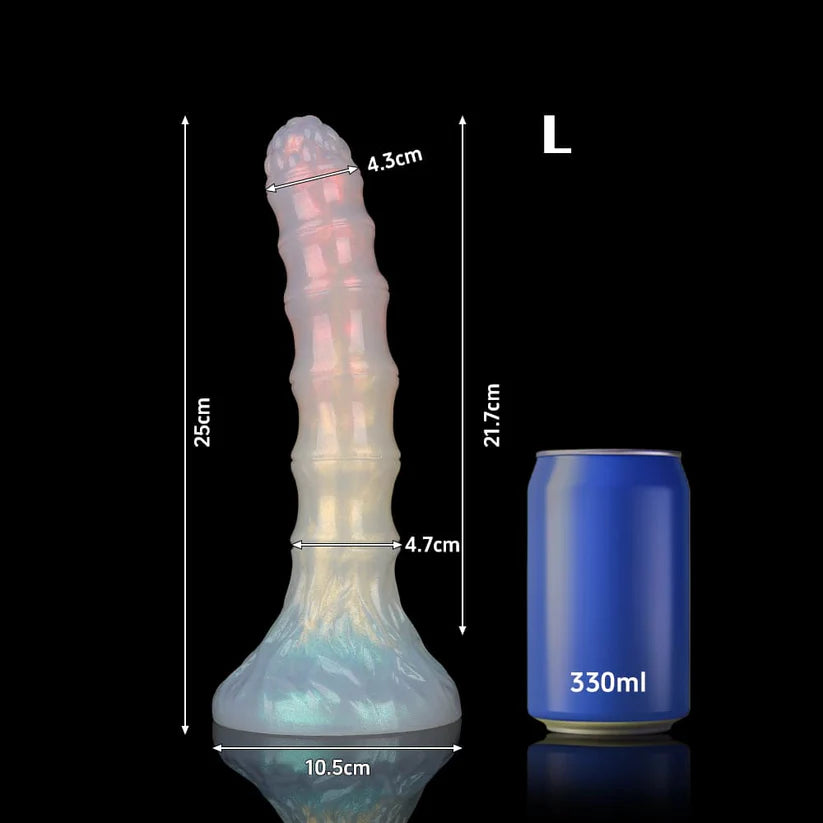 Knotdildo Bamboo-Inspired Dildo – Elegant Sculptural Design & Translucent Glow