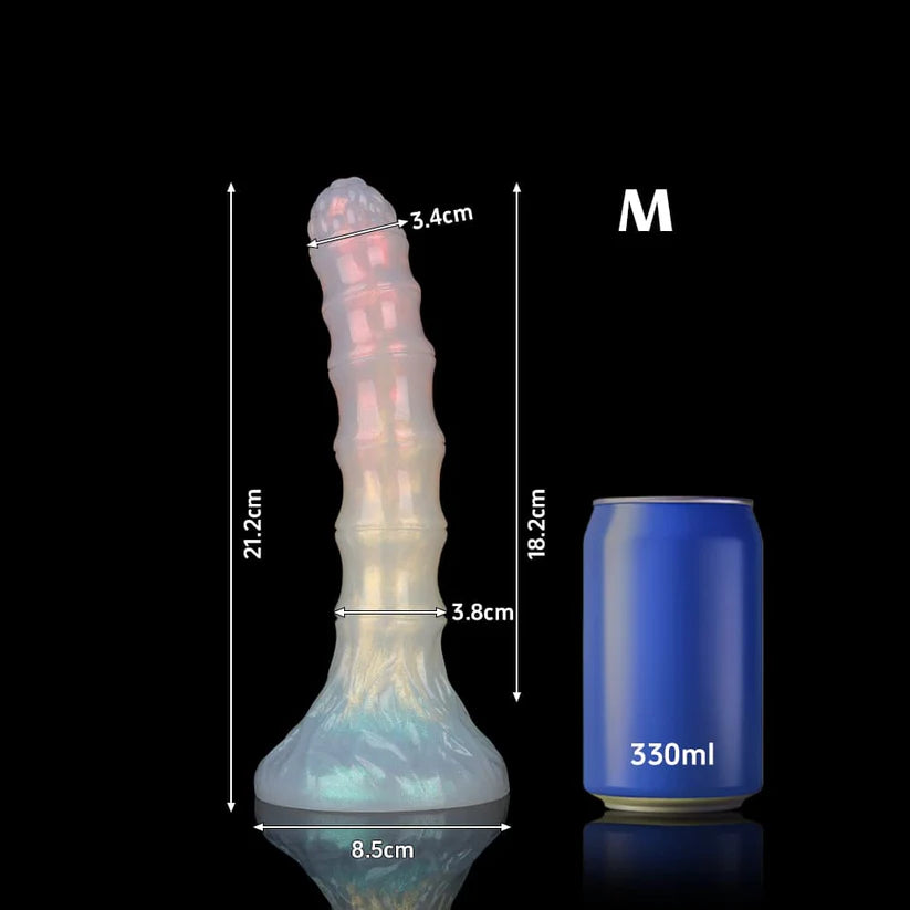 Knotdildo Bamboo-Inspired Dildo – Elegant Sculptural Design & Translucent Glow