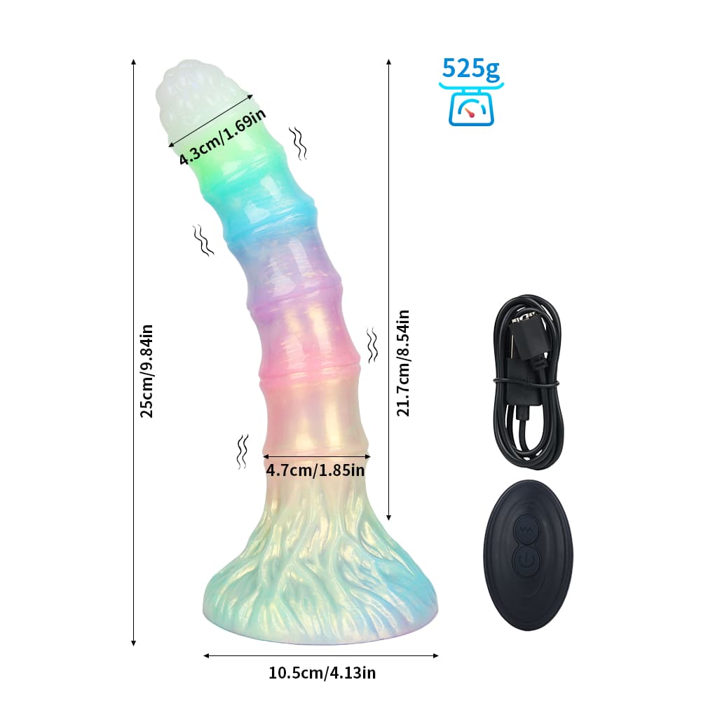 Knotdildo Springbok Luminous Electric Vibrating Dildo – Silicone Toy
