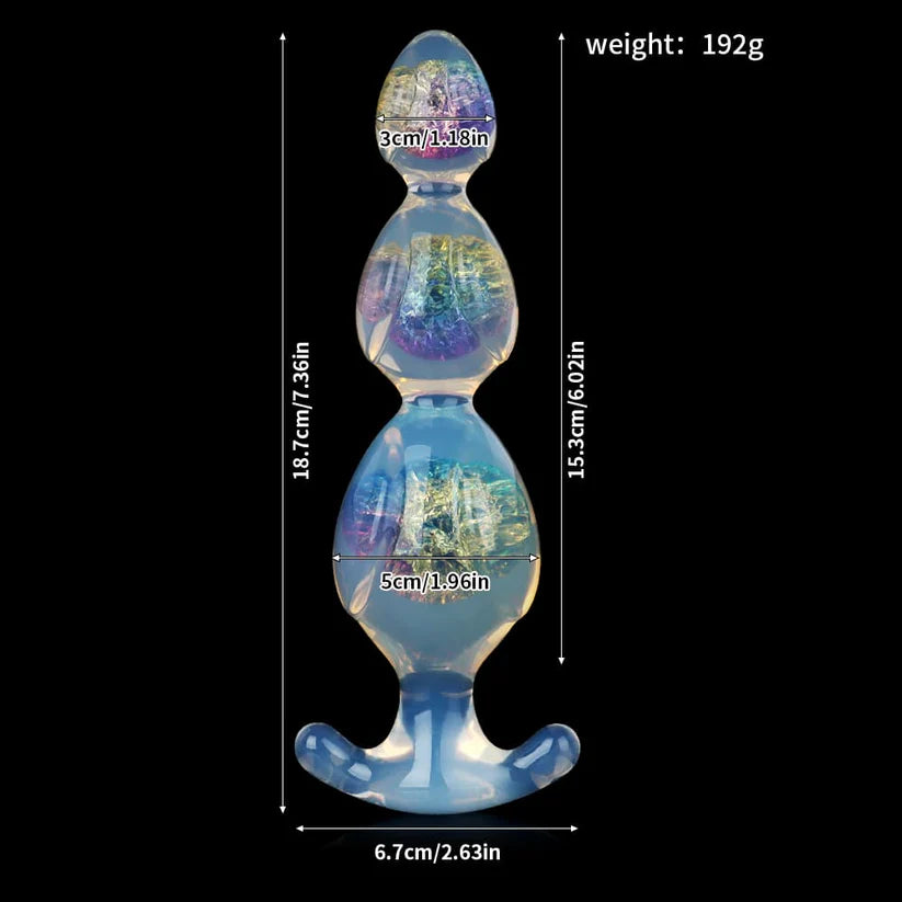 Knotdildo Crystal Silicone Plug – Smooth Design for Comfort & Style