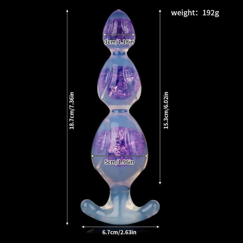 Knotdildo Crystal Silicone Plug – Smooth Design for Comfort & Style