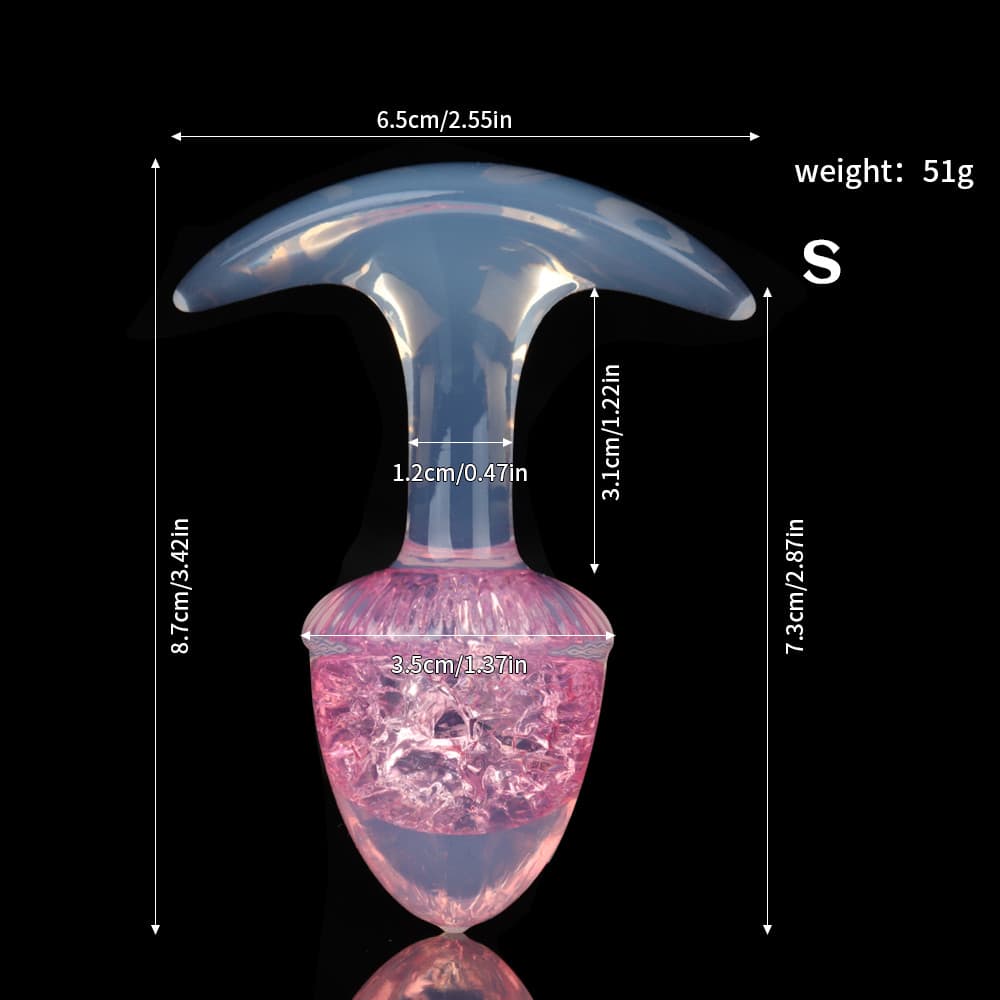 Chestnut Crystal Butter Plugs - 9 Colors