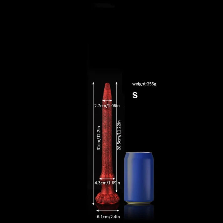 Knotdildo Eel Crimson Tentacle Dildo – Realistic Fantasy Toy for Pleasure