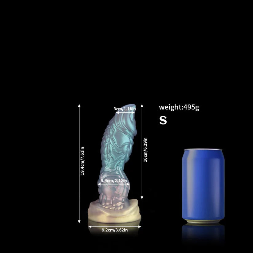 Knotdildo Sailor's Tears Light Blue Knot Dildo – Textured Fantasy Silicone Toy